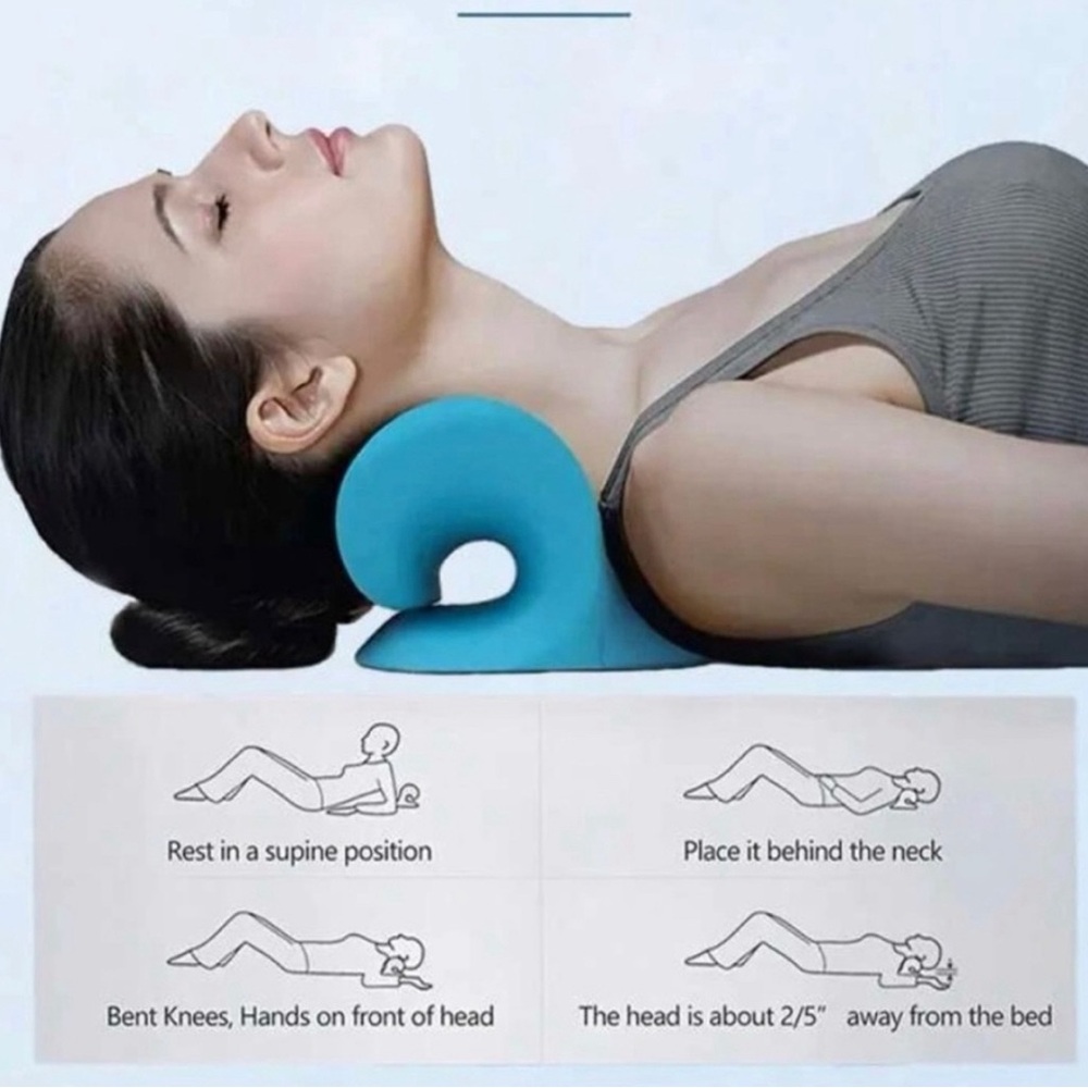 Blue Neck Support Pillow